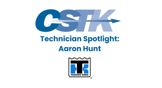 Technician Spotlight: Aaron Hunt working on machinery.