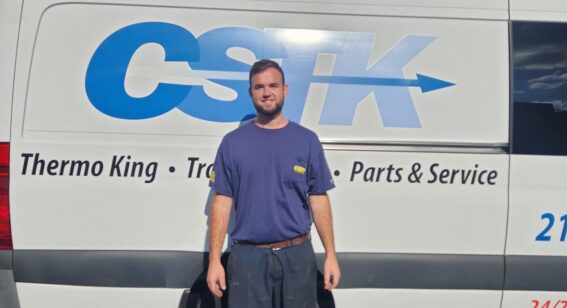 Portrait of Aaron, CSTK team member.